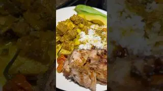 🇯🇲Style Jerk Pork in the Oven & Curried Goat. Easy Steps #mealprep