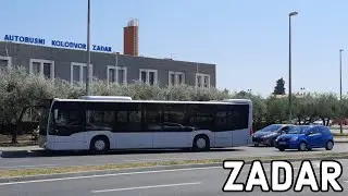 Autobusi u Zadru kod Autobusnog kolodvora | Buses in Zadar, CRO