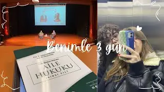 VLOG|| Benimle üç gün, hukuk fakültesinde günlerim nasıl geçiyor…