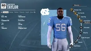 How To Create Lawrence Taylor CFB 25 RTG