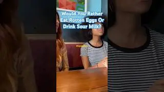 For Fun Would You Rather Eat Rotten Eggs Or Drink Sour Milk? #Sourmilk #rotteneggs #Milk #Eggs#fun
