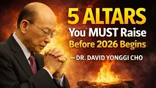MUST RAISE THESE 5 ALTERS AS 2026 BEGINS - Dr David Yonggi Cho