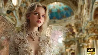 Fantasy  Dreamlike  Angels of the Crystal Skies (Eternal Heaven Palace Megacity)
