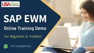 SAP EWM Online Training | SAP EWM 9.5 Demo Video | USA, UK, Canada, UAE, Australia, India