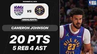 Cameron Johnson vs Sacramento Kings | 20 PTS 5 REB 4 AST 1 BLK | NBA 11-23-2025 Highlights