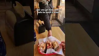 pov seafood rolls in Boston #boston #seafood #lobster #crab #shrimp #foodie #citylife