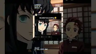 Bro didn't do anything 😵&zwj;💫 #anime #demonslayer #fyp #kny #foryou #tanjiro