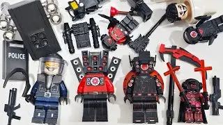 LEGO Skibidi Toilet | Titan SpeakerMan Executioner Speakerman big figure Unofficial LEGO Minifigures