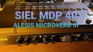 Retro Drumming : Siel MDP 40 with Alesis MicroVerb Three