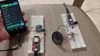 Data over sound with microcontrollers