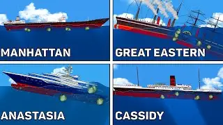 Epically Sinking Different Ships Using EXPLODING SODIUM! | Floating Sandbox