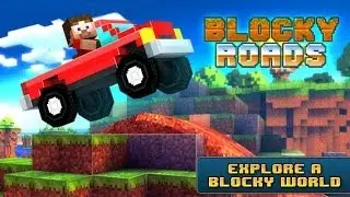 Blocky Roads (Minecraft Style) iPhone / iPad GamePlay