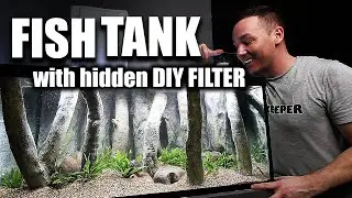 Planted aquarium with HIDDEN DIY FILTER - The king of DIY