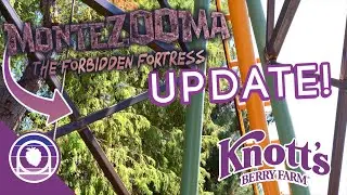 MonteZOOMa: the Forbidden Fortress Construction Update 8/30/22 | Knott's Berry Farm New for 2023!