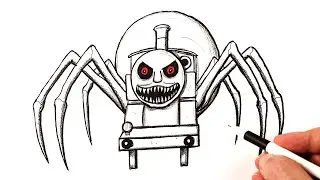 How to draw a Cursed Thomas EXE