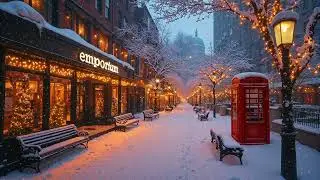 Winter Street Coffee Jazz ☕ Smooth Jazz Music for Cozy Cafes, Cold Nights & City Walks
