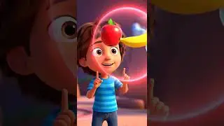 Fun Food Match Challenge | Kids Learning Colors & Snacks #shorts #nurseryrhymes