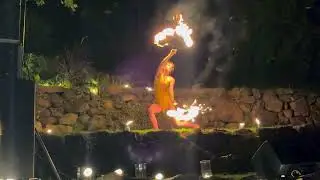 Fire Hula Hoop Show by Kelly McDonagh, IG @kelly inmotion, Aurora Circus Arts on Maui, Hawaii 2025 2