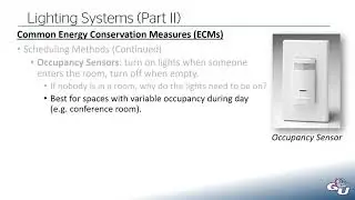 Energy Auditing: Lecture 7 - Lighting (Part II) (2/11/2021)