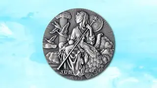 2022 Silver 2 oz Niue Roman Gods: Juno Antique HR Coin | BOLD Precious Metals
