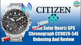 GPS-монстр! | Распаковка и обзор Citizen Eco-Drive 200m Solar Quartz GPS Chronograph CC9020-54E