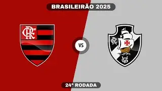 FLAMENGO x VASCO 🏆 Clássico dos Milhões Pegando Fogo! | 24ª Rodada | Brasileirão 2025 | PES 21