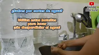 Escasez de agua | cortes de agua | Lavar trastes sin desperdiciar agua