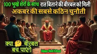 अकबर ने दी बीरबल को 100 भूखे सिरों के साथ रात बिताने की कठिन चुनौती | akbar birbal unique stories 