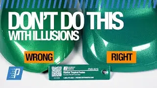 Top 2 Mistakes when Spraying our Illusion Series of Powders | Prismatic Powders&reg;