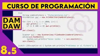 JAVA: PrintWriter y Scanner ☕ DAM - DAW