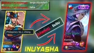 TUWANG-TUWA KALABAN SA EARLY GAME PERU NAPATAHIMIK SA LATEGAME ~ Inuyasha. MLBB