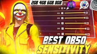 AUTO HEADSHOT SENSITIVITY SETTINGS AFTER OB50 UPDATE ⚙️🔥 || Best Headshot Sensitivity In Free Fire☠️