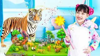 アイコと一緒に野生動物の名前と豆知識を学ぼう！