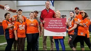 Peyton Manning surprises UCHealth patient with Broncos tickets