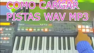 como importar samples en wav y mp3 al roland xps-10