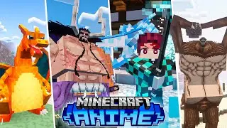💥MEJORES mods de ANIME para MINECRAFT💥