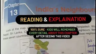 India's Neighbours / DAV Class 5 / Chapter 13 / Full Explanation of Chapter India's Neighbours / SST