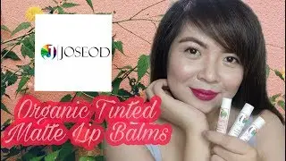 Highly Pigmented Lip Balms by Joseod Ph| Organic lip balms | lip swatches 💋