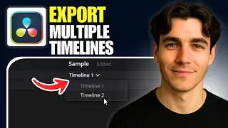 How To Export Multiple Timelines In DaVinci Resolve (Tutorial 2026)