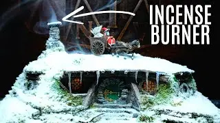 DIY Bag End INCENSE BURNER DIORAMA - Christmas from The Shire