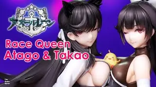[Unboxing] 開封 Azur Lane Atago & Takao Race Queen Ver. 1/7 Complete Figure