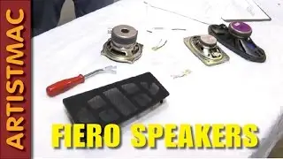 Replacing Fiero Front Speakers, Subwoofer and Speaker Grille