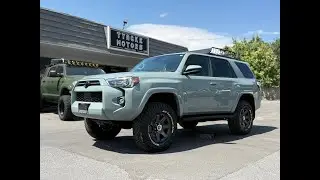 2022 Toyota 4Runner Trail Special Edition Lifted and BFG'd in Lunar Rock at Tyacke Motors