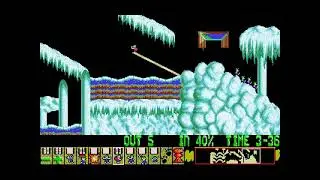 Custom Lemmings Level - Winter Solstice by Akseli (@JuhoAkseli)