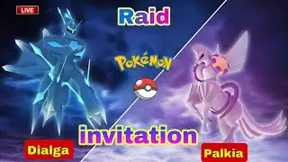 🔴Live  Origin Forme Dialga & Palkia Raid invitation 🎯  by |#raj4t5 in  pokemon go