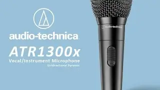 Audio-technica ATR1300X Dynamic Wired Microphone #audiotechnica #microphone #dynamic