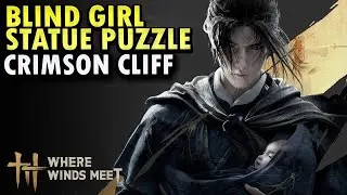 Blind Girl Statue Puzzle (Crimson Cliff) - Where Winds Meet