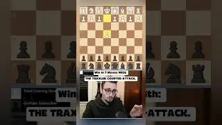 Выиграйте за 7 ходов с помощью: контратаки TRAXLER. #шахматы #gothamchess