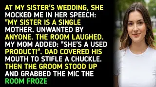 AT MY SISTER'S WEDDING, SHE MOCKED ME IN HER SPEECH: 