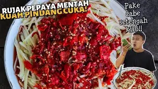 MAKAN RUJAK PEDAS MAMPUS | MUKBANG RUJAK